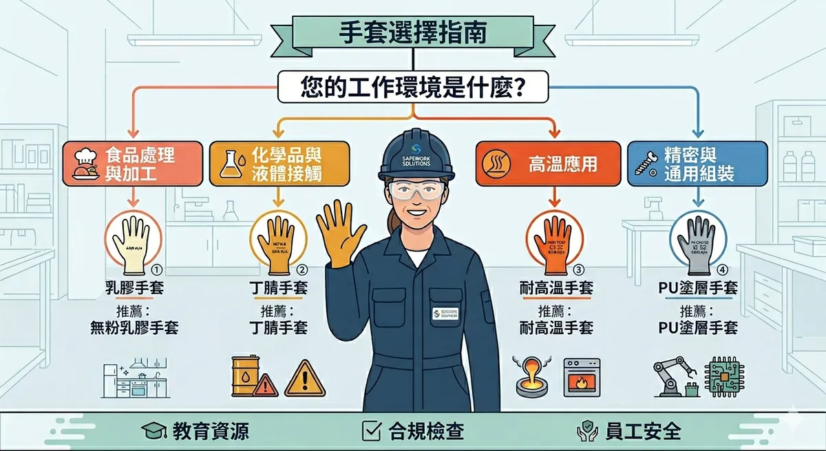 如何挑選手套